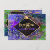 PixDezines Galaxy Abstrakt Mitzvah Empfang (Vorne/Hinten)