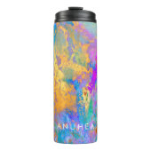 PIXDEZINES GALAXY ABSTRAKT THERMOSBECHER (Vorderseite)