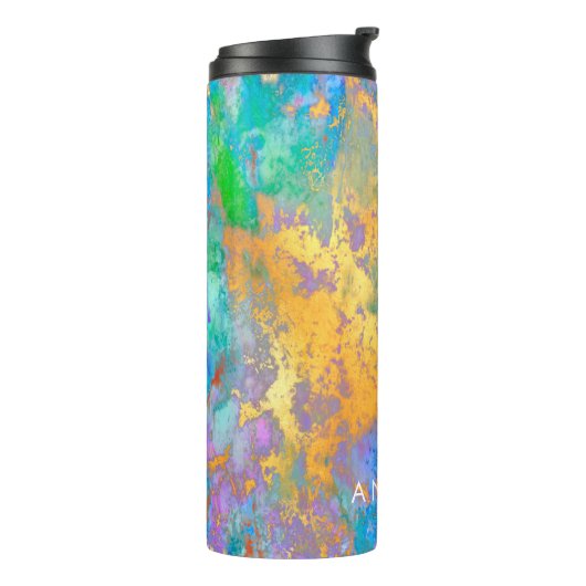 PIXDEZINES GALAXY ABSTRAKT THERMOSBECHER (Nach links gedreht)