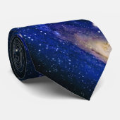 PixDezines GALAXY ASTRONOMIE EXPLORATION/KOSMIC Krawatte (Gerollt)
