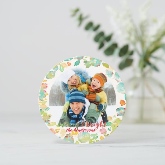 PixDezines Garten-/Urlaubskarten Feiertagskarte (Stehend Vorderseite)