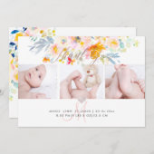 PixDezines Geburtsankündigung + Dusche Vielen Dank Einladung (Vorne/Hinten)