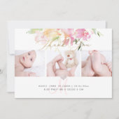 PixDezines Geburtsankündigung + Dusche Vielen Dank Einladung (Vorderseite)