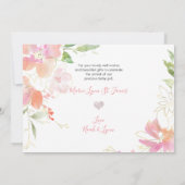 PixDezines Geburtsankündigung + Dusche Vielen Dank Einladung (Rückseite)