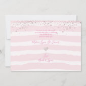 PixDezines Geburtsankündigung Kinderdusche Danke Einladung (Rückseite)