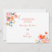 PixDezines Geburtsankündigung Kinderdusche Danke Einladung (Rückseite)