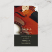 PixDezines-Geigenfarbe Visitenkarte (Rückseite)