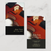 PixDezines-Geigenfarbe Visitenkarte (Vorne/Hinten)