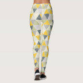 PixDezines Geometric/Yellow/Gray Leggings (Rückseite)
