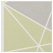 PixDezines, geometrisch/gelb/grau Stoff (Nahaufnahme)