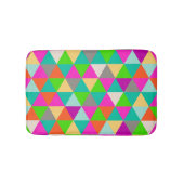 PixDezines geometrisch/neon/magenta Badematte (Vorderseite)