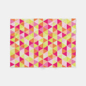 PixDezines geometrisch/verstellbar/Zitrusfrüchte Fleecedecke (Vorderseite (Horizontal))