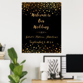 PixDezines-getäuschte/Imitate Gold/Specks/DIY-Empf Poster (Heimbüro)