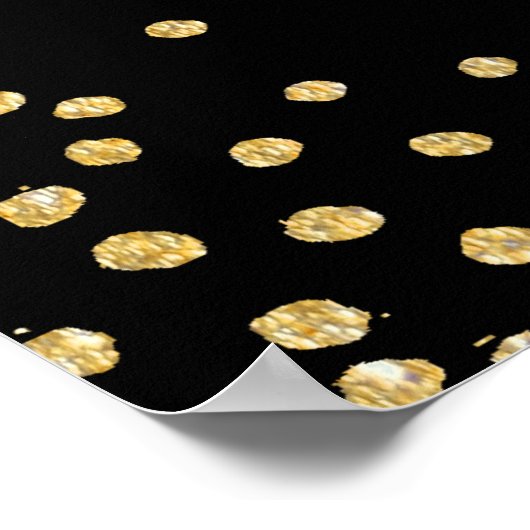 PixDezines-getäuschte/Imitate Gold/Specks/DIY-Empf Poster (Ecke)