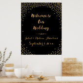 PixDezines-getäuschte/Imitate Gold/Specks/DIY-Empf Poster (Küche)