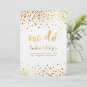 PixDezines-getäuschte/Imitate Goldflecken/Tagesere Einladung (Stehend Vorderseite)