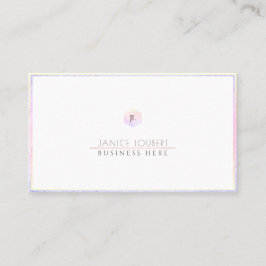 PixDezines Glam Pink | Blush+Honeycomb Visitenkarte