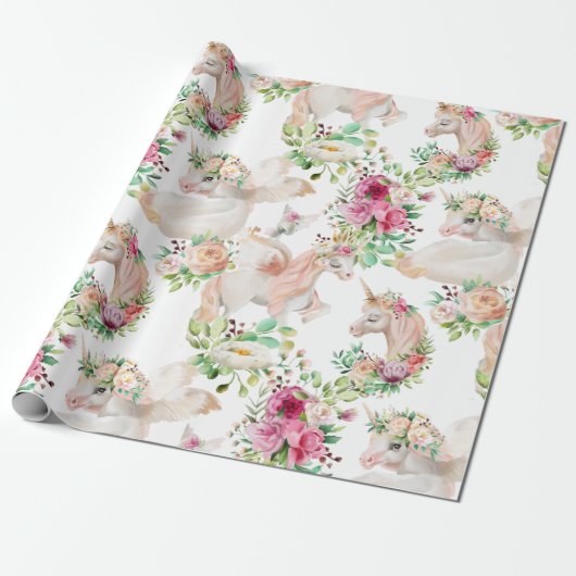 PixDezines glauben an Unicorns | DIY-Hintergrund Geschenkpapier (Ungerollt)