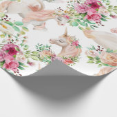 PixDezines glauben an Unicorns | DIY-Hintergrund Geschenkpapier (Ecke)