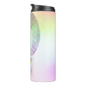 PixDezines Glitzer Meerjungfrau Schwanz, Baumwolle Thermosbecher (Nach rechts gedreht)