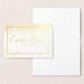 PixDezines Gold Confetti/Karten+Geschenke Tafelzei Folienkarte (Anzeige)