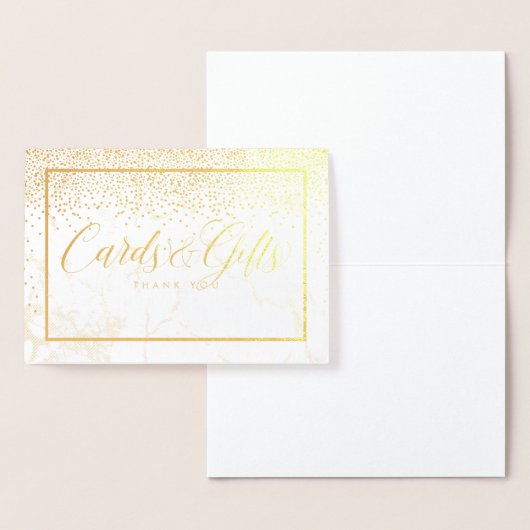 PixDezines Gold Confetti/Karten+Geschenke Tafelzei Folienkarte (Anzeige)
