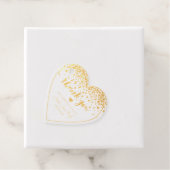 PixDezines Gold Foil Confetti BrushScript Geschenkanhänger (Mit Box)