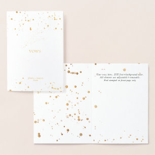 PixDezines Gold Luxe Calligraphie Ihre Stimmen Folienkarte