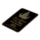 PixDezines goldener Kronleuchter/rett-Datum/DIY-Sc Magnet (Linke Seite)