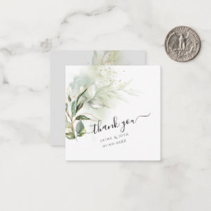 PixDezines Greenery Watercolor Eukalyptus Branch N Mitteilungskarte