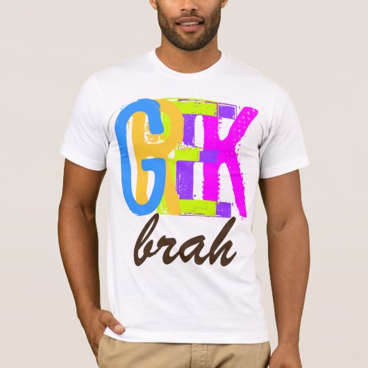 PixDezines Grieche brah! T-Shirt (Vorderseite)