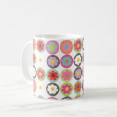 PixDezines groovy daisies/diy background color Kaffeetasse (Vorderseite Links)