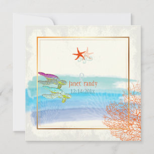 PixDezines grüne Schildkröten+Maui-Koralle+Sternfi