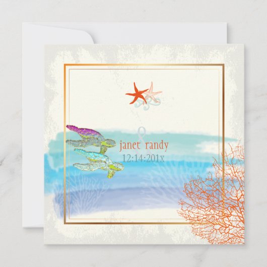 PixDezines, grüne Schildkröten+Maui, Korallen+Ster (Vorderseite)