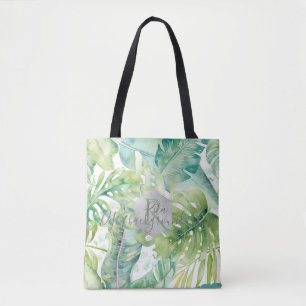 PixDezines Grüne, Tropical Monstera Tasche