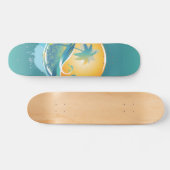 PixDezines Grunge Aloha, für die Freude an der Arb Skateboard (Horizontal)