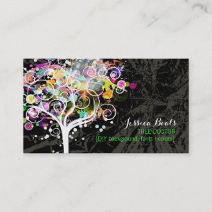 PixDezines Grunge Baumschneider ♥♥♥ Visitenkarte