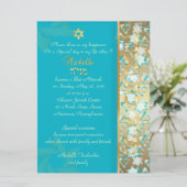 PixDezines Grunge Stern von dunklem/dunklem Hinter Einladung (Stehend Vorderseite)