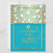 PixDezines Grunge Stern von dunklem/dunklem Hinter Einladung (Rückseite)