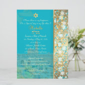 PixDezines Grunge Stern von dunklem/dunklem Hinter Einladung (Stehend Vorderseite)