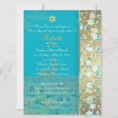 PixDezines Grunge Stern von dunklem/dunklem Hinter Einladung (Vorderseite)