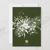 PixDezines Gum Eukalyptus-Brautparty Einladung (Rückseite)