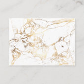PixDezines, gut/Marmor/weiß+Gold Begleitkarte (Rückseite)