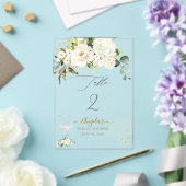 PixDezines H2 Alabaster Rose Hydrangea Acryleinladungen (In Situ (Hochzeit))