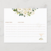 PixDezines H2 Alabaster Rose Rezept Karte (Rückseite)