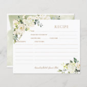 PixDezines H2 Alabaster Rose Rezept Karte (Vorne/Hinten)