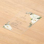 PixDezines H2 Alabaster Roses Hydrangeas Acryleinladungen (Ablage )