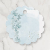 PixDezines H2 Blue Gum Eukalyptus Taufe Geschenkanhänger (Rückseite)