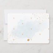 PixDezines H2 Blue Washed Confirmation Einladung (Rückseite)