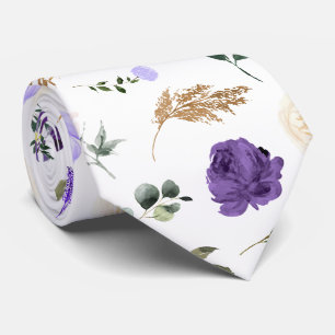 PixDezines H2 Blumen Lila Farbtöne Thema Krawatte